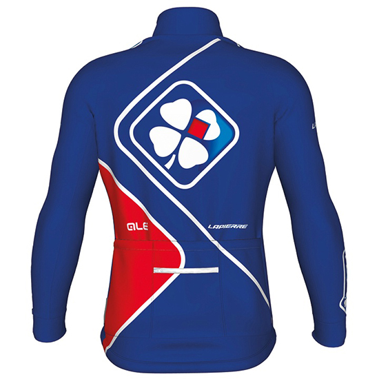 Maglia FDJ Manica Lunga 2017 blu